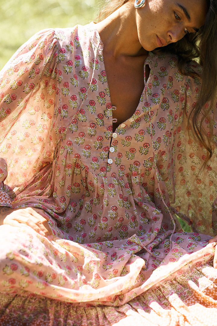 Bhoomi Maxi Dress ~ Sunset