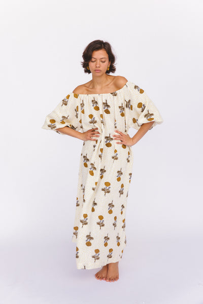 Dahlia Maxi Dress ~ Marigold