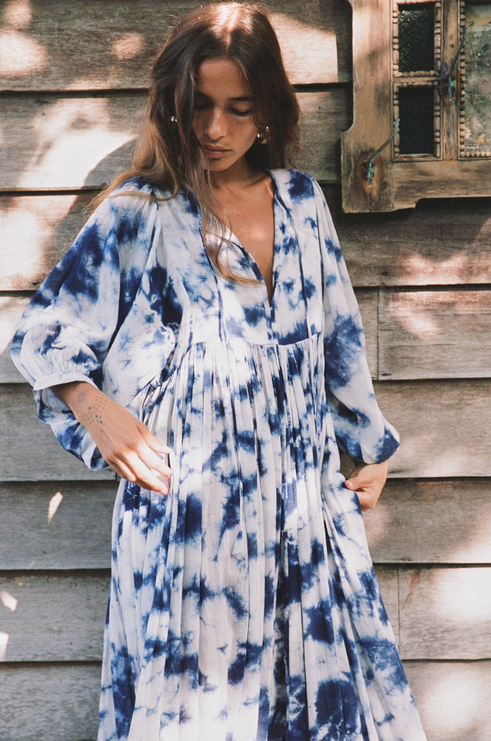 Kyra Maxi Dress ~ Deep Sea