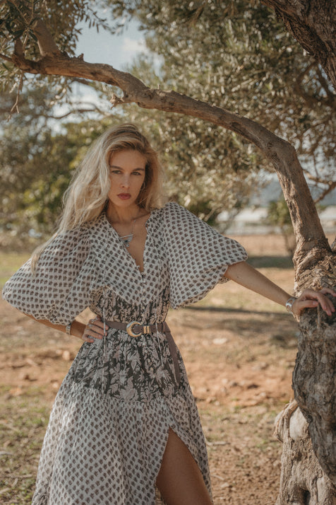 Nora Maxi Dress ~ Noir