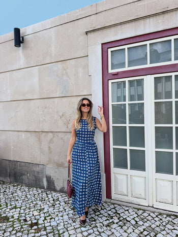 Veda Dress ~ Indigo