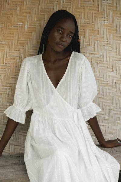 Uma Maxi Dress ~ White