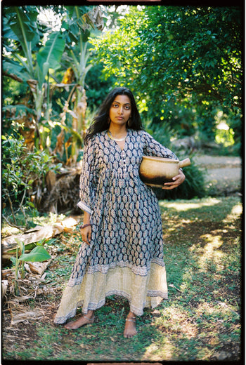 Bhoomi Maxi Dress ~ Onyx